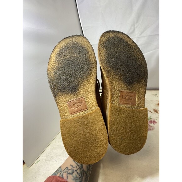 UGG CHESTNUT LEIGHTON SUEDE CHUKKA DESERT BOOTS, US 8.5 - Picture 6 of 13